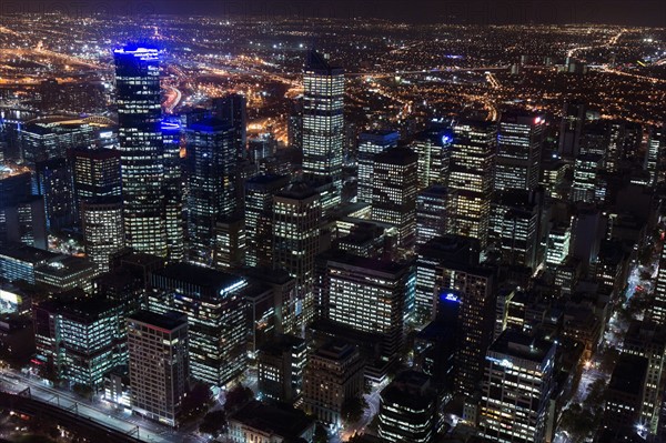 Cityscape at night