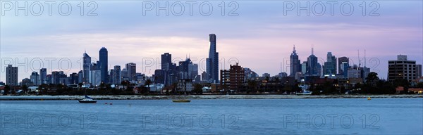 Skyline during sunset