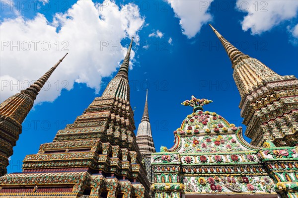 Part of Wat Arun temple facade