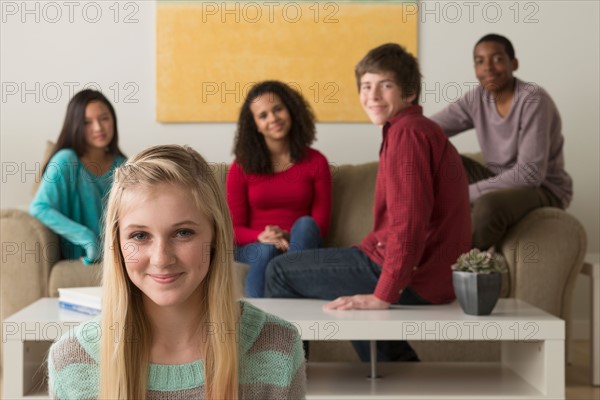 Group of teenagers (12-13,14-15,16-17)