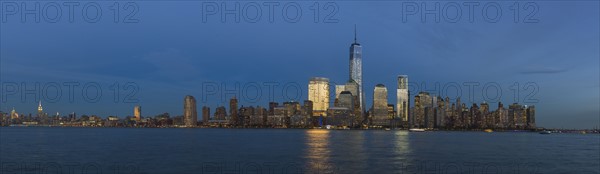 Manhattan skyline. USA, New York City.