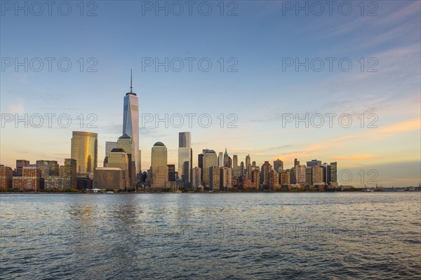 Manhattan skyline. USA, New York City.