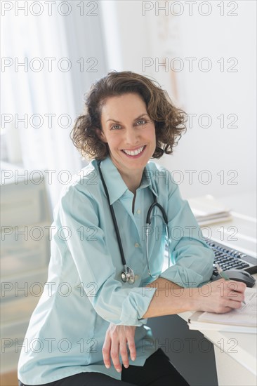 Portrait of female doctor.