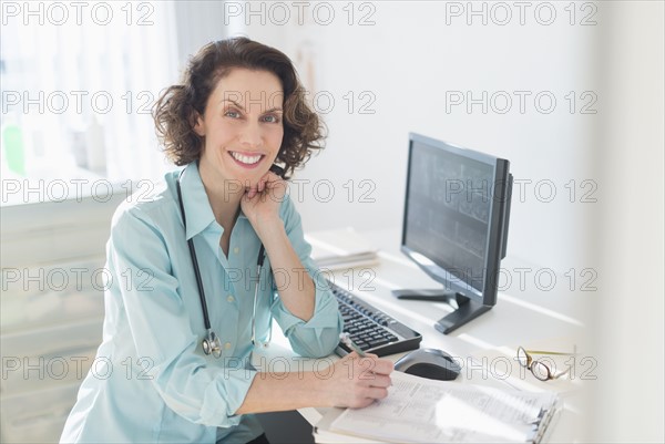 Portrait of female doctor.