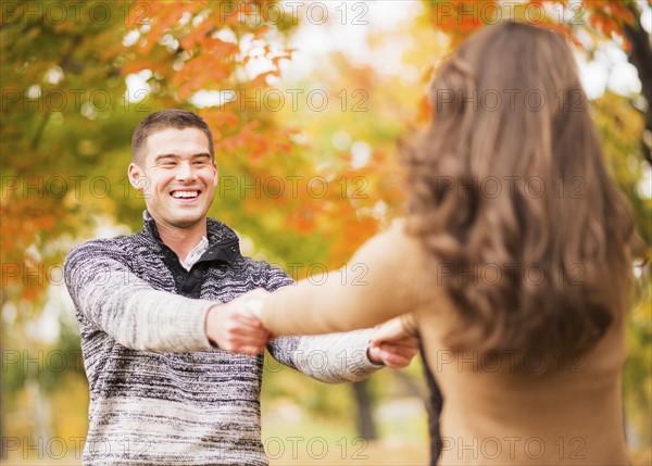 Couple in Central Park. USA, New York State, New York City.
Photo : Daniel Grill