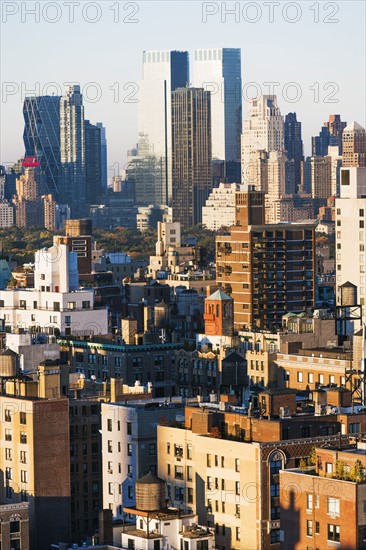 Aerial view of city. USA, New York State, New York City.
Photo : fotog