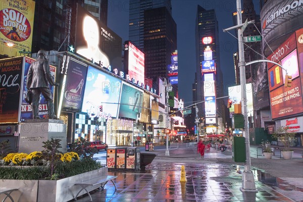 Time Square at night. USA, New York State, New York City.
Photo : fotog