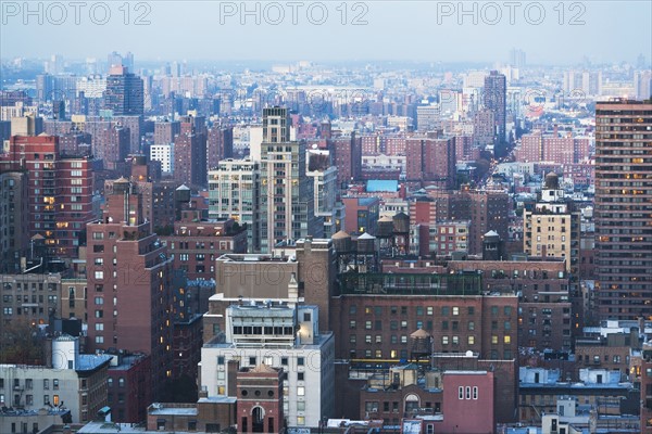 Aerial view of East Side. USA, New York State, New York City.
Photo : fotog