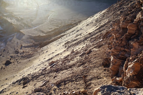 View to Valle de la Luna. Chile, Antofagasta Region, Atacama Desert, Valle de la Luna.
Photo : Henryk Sadura