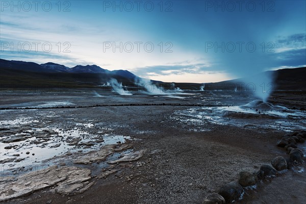 El Tatio Geyser field. Chile, Antofagasta Region, El Tatio Geyser field.
Photo : Henryk Sadura