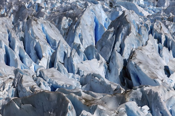 Spiked tops of glacier. Argentina, Los Glaciares National Park, Perito Moreno.
Photo : Henryk Sadura