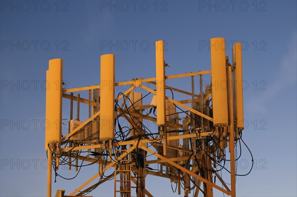 Mobile phone tower on evening sky. USA, Illinois.
Photo : Henryk Sadura