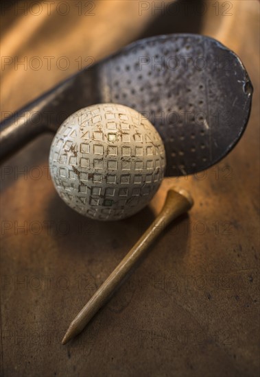 Antique golfing gear.