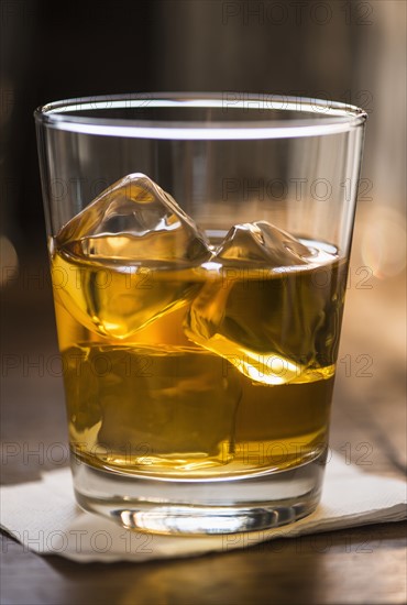 Scotch with ice.