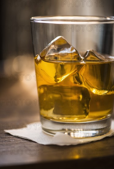 Scotch with ice.