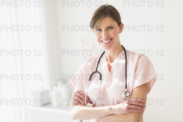 Portrait of female doctor.