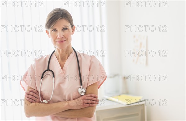 Portrait of female doctor.