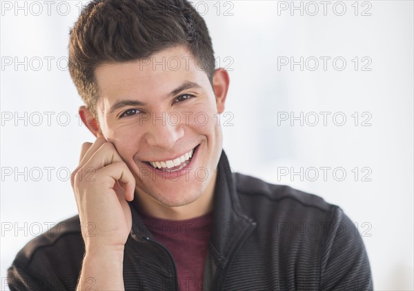 Portrait of smiling young man.