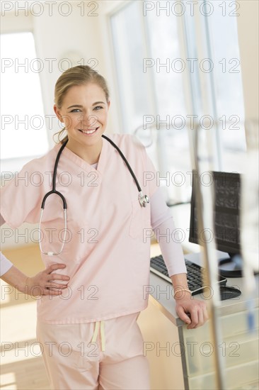 Portrait of female nurse.