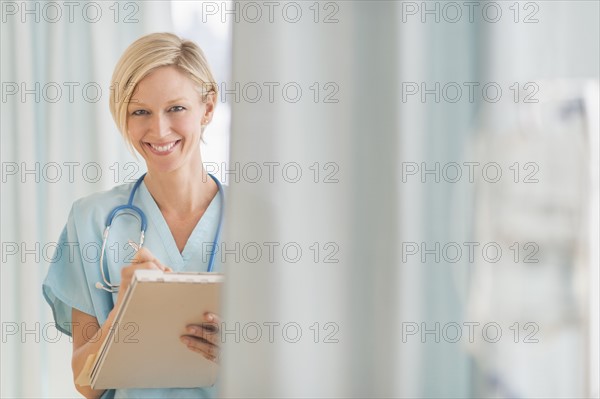 Portrait of female doctor.