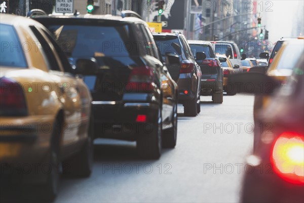 Street traffic. New York City, USA.
Photo : ALAN SCHEIN