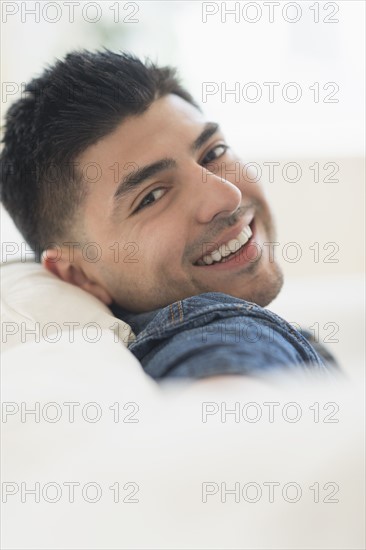 Portrait of smiling young man.