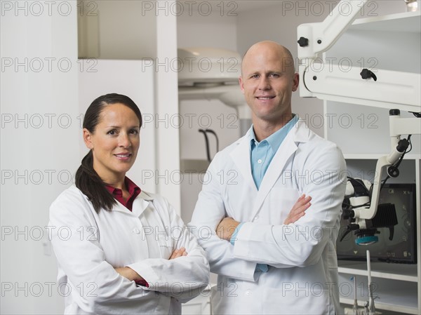 Portrait of dentists.