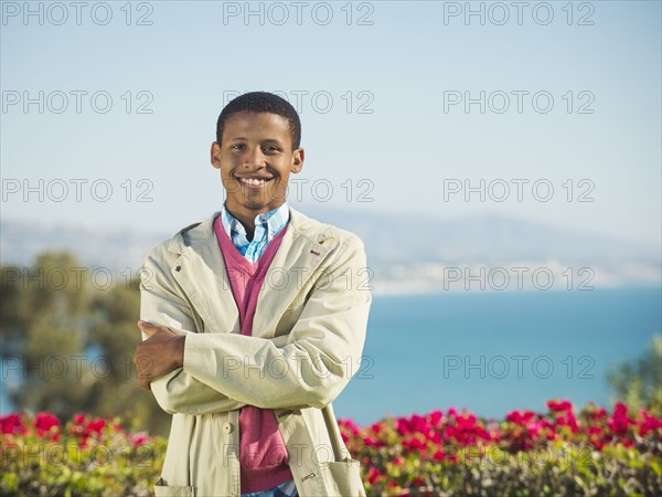 Portrait of smiling man.