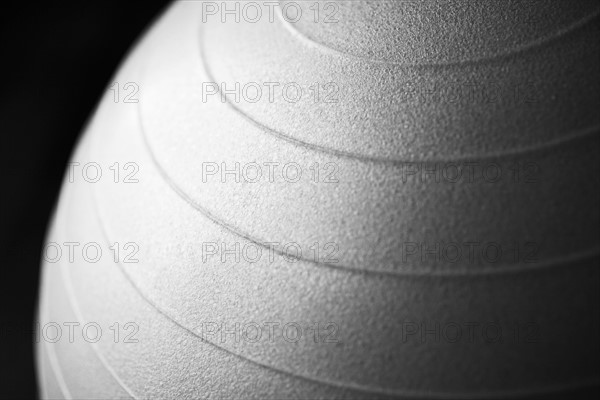 Close-up of exercise ball.
Photo : Maisie Paterson