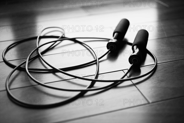 Close-up of jump rope.
Photo : Maisie Paterson