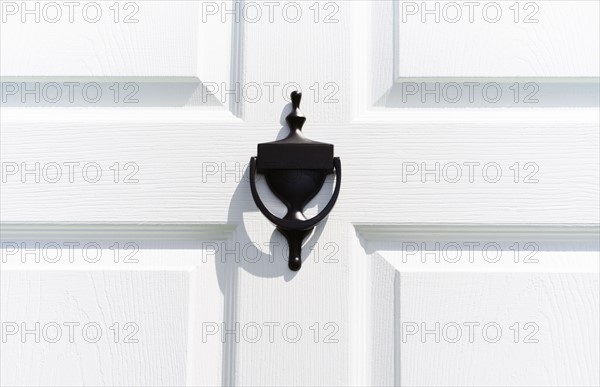 View of door knocker.
Photo : Tetra Images