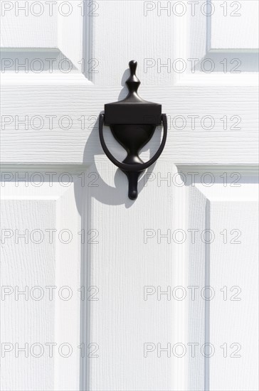 View of door knocker.
Photo : Tetra Images