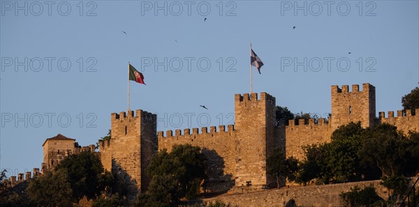 Castle of Sao Jorge. Lisbon, Portugal.