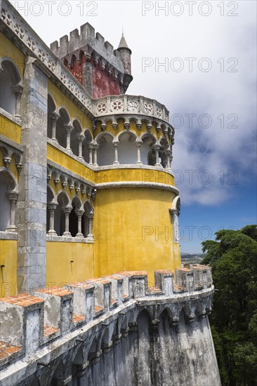 View of palace. Sintra, Portugal.