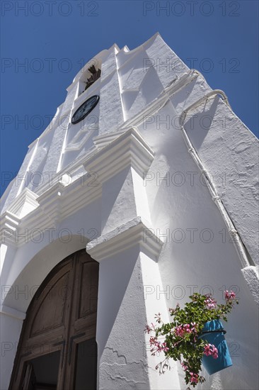 View of San Sebastian Shrine. Mijas, Spain.