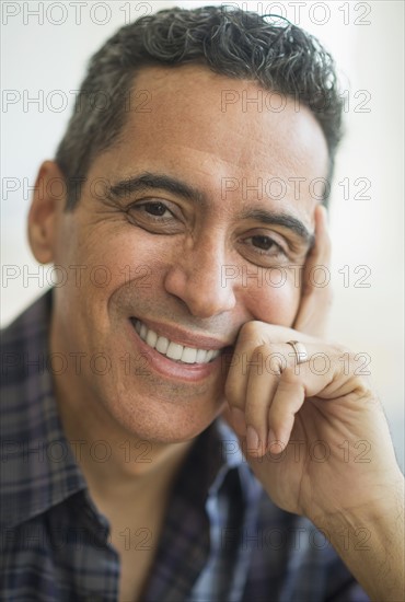 Portrait of smiling mature man.