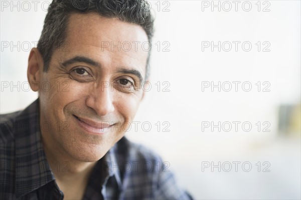 Portrait of smiling mature man.