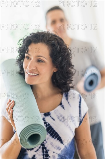 Couple in gym.