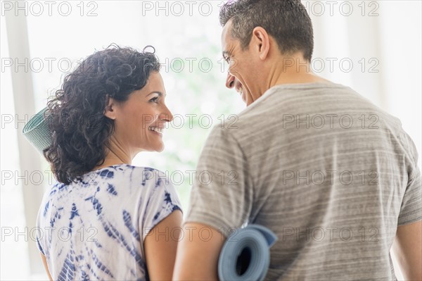 Couple in gym.