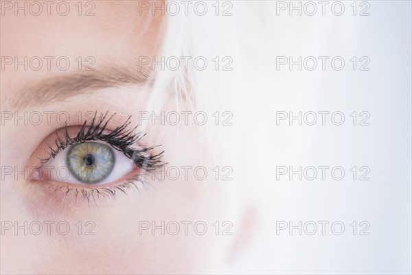 Close-up of woman's eye.