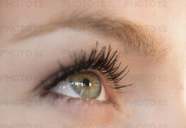 Close-up of woman's eye.