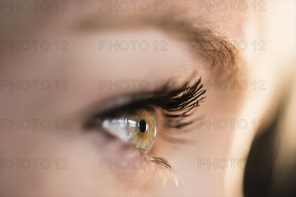 Close-up of woman's eye.