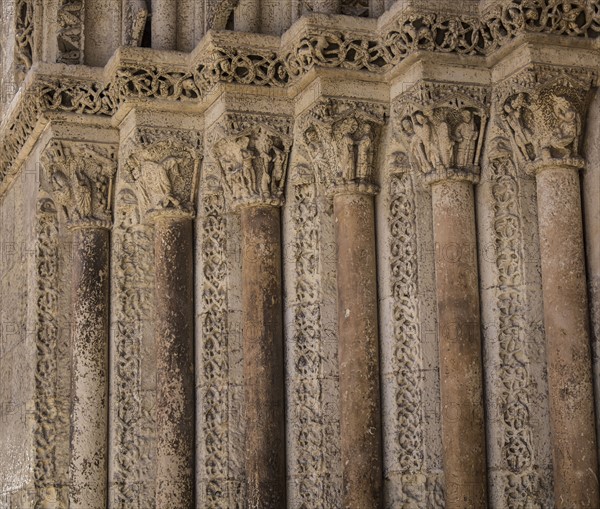 View of Santa Iglesia Cathedral, Detail. Valencia, Spain.