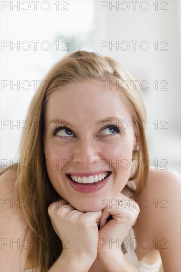 Portrait of smiling young woman