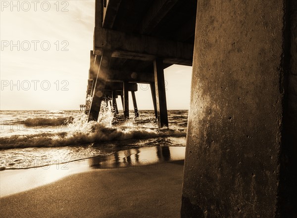 Pier at dusk