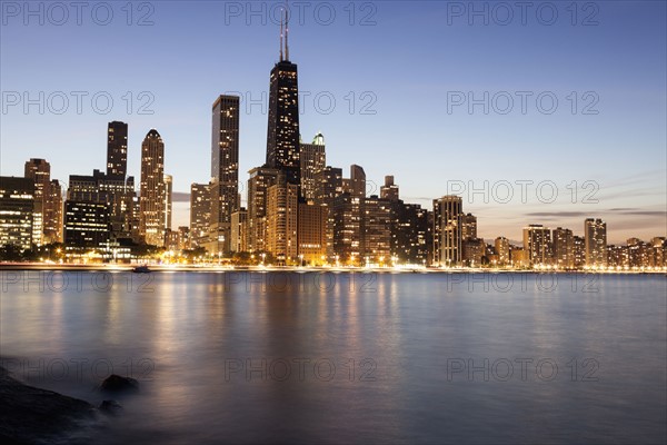 Gold Coast buildings at dusk