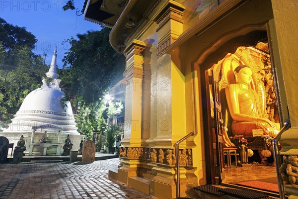 Budda statue in Gangaramaya Temple