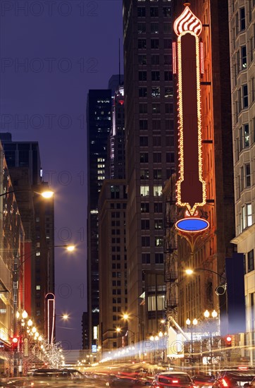 Oriental theater on West Randolph Street