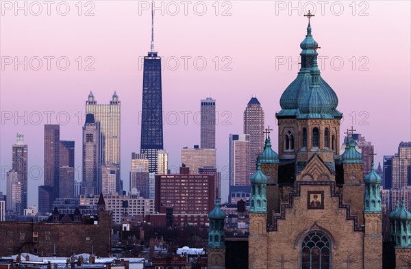 Saint Nicholas Ukrainian Catholic Cathedral and downtown district