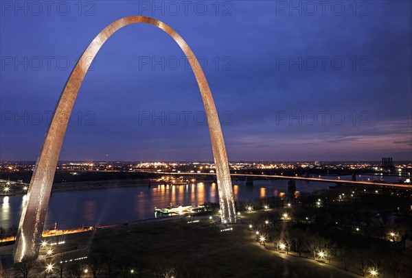 Arch at sunset